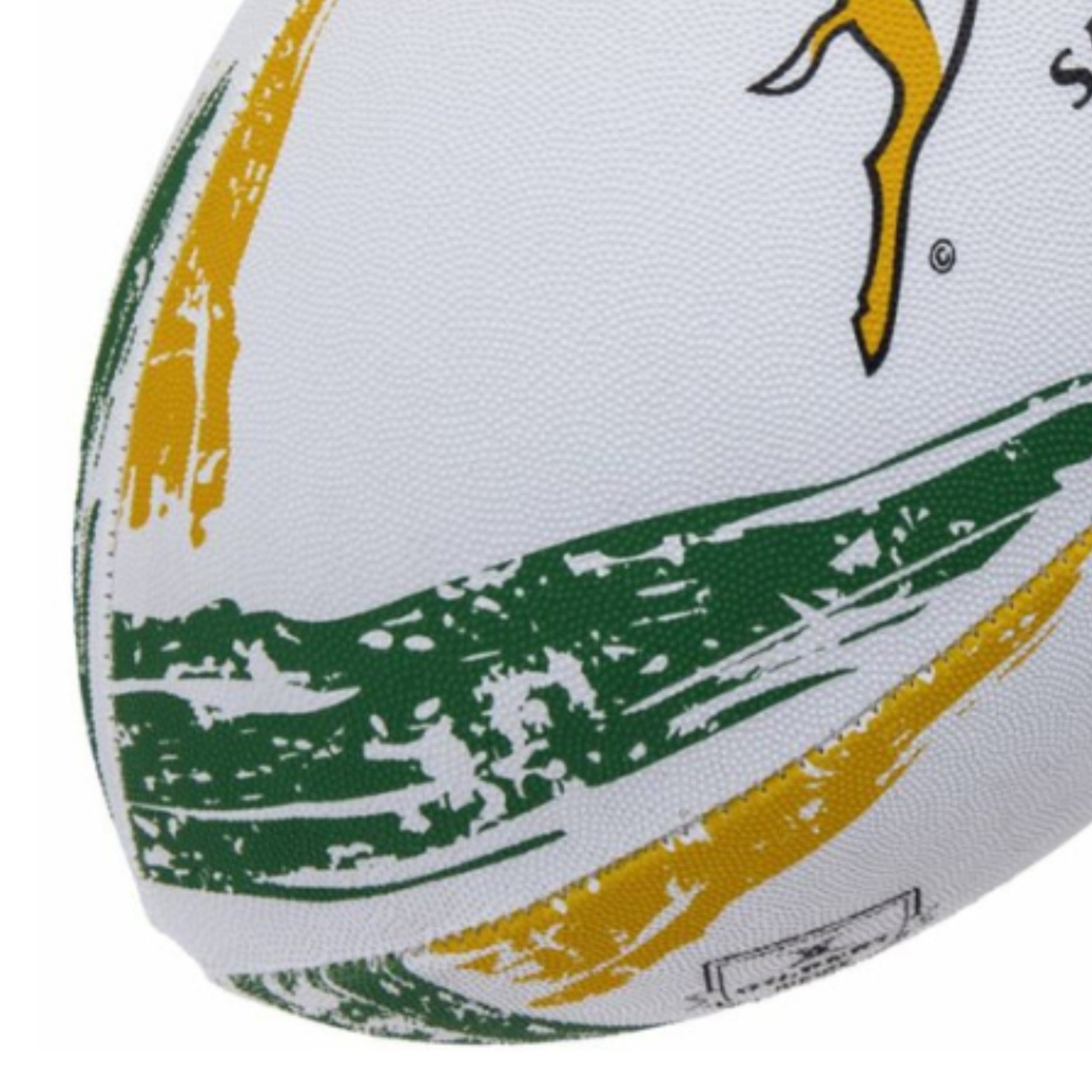 GILBERT BALL RUGBY SA SUPPORTER WHT/GRN